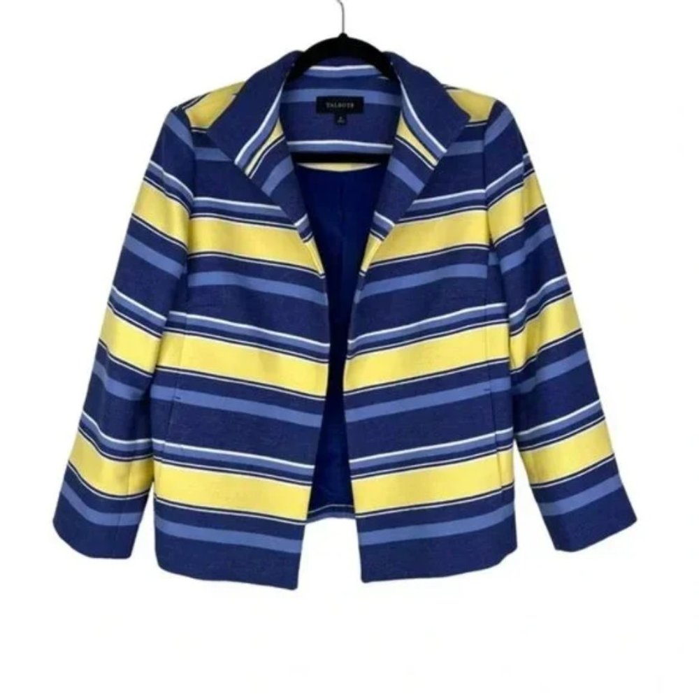 Talbots Open Front Blazer Jacket Size 6 - image 1